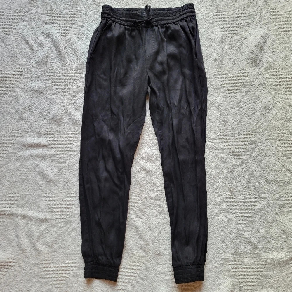 Fidelity Black Tencel Lightweight Causal Jogger Pant